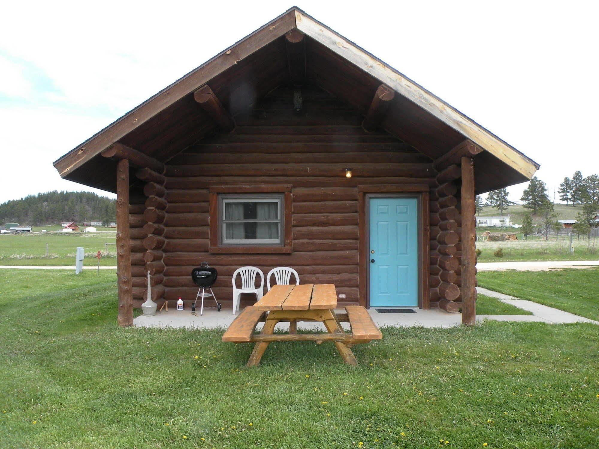 Gold Camp Cabins Custer Eksteriør bilde