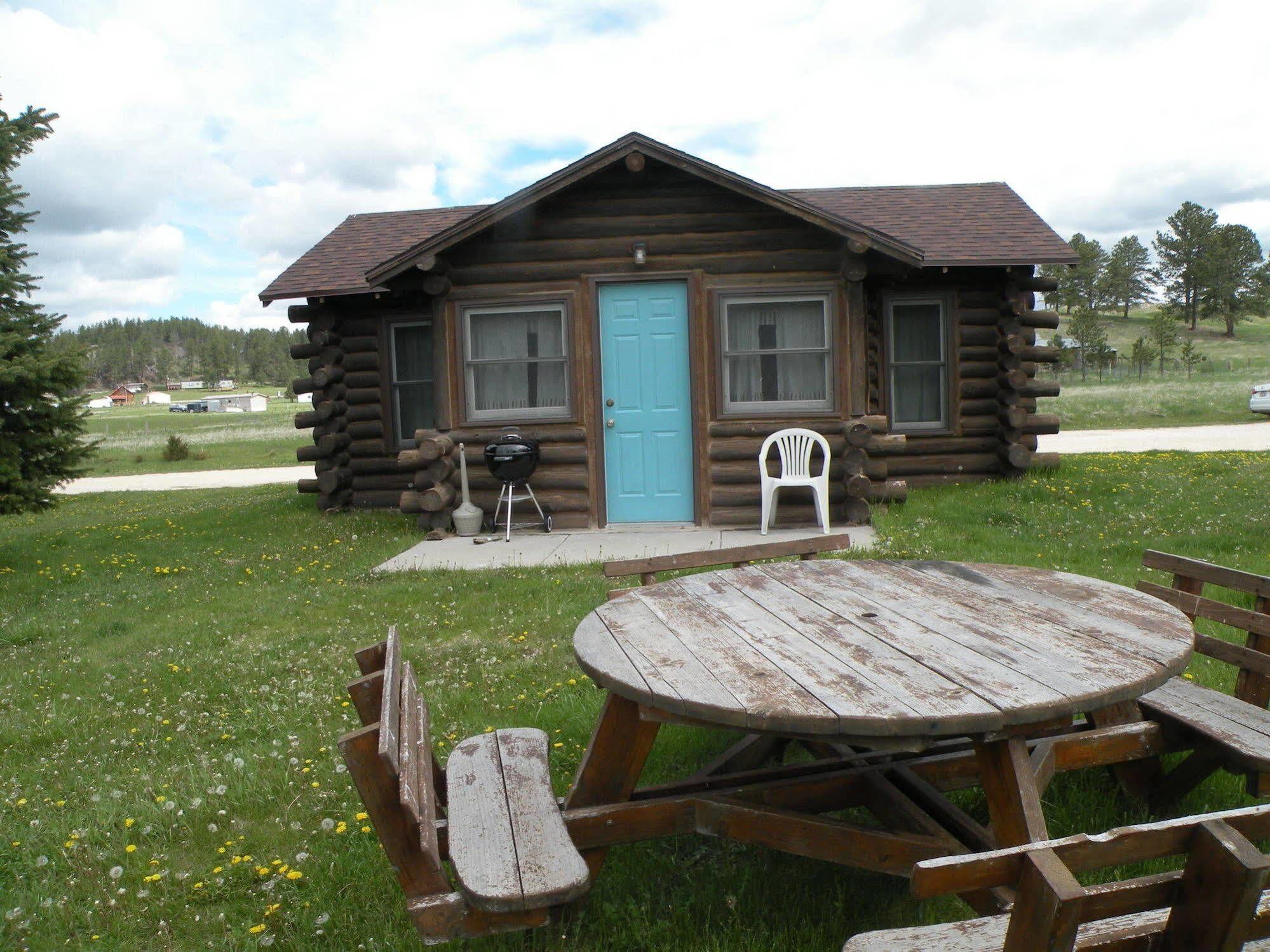 Gold Camp Cabins Custer Eksteriør bilde